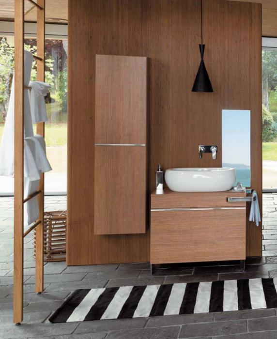 Деревянная мебель для ванной комнаты - 5