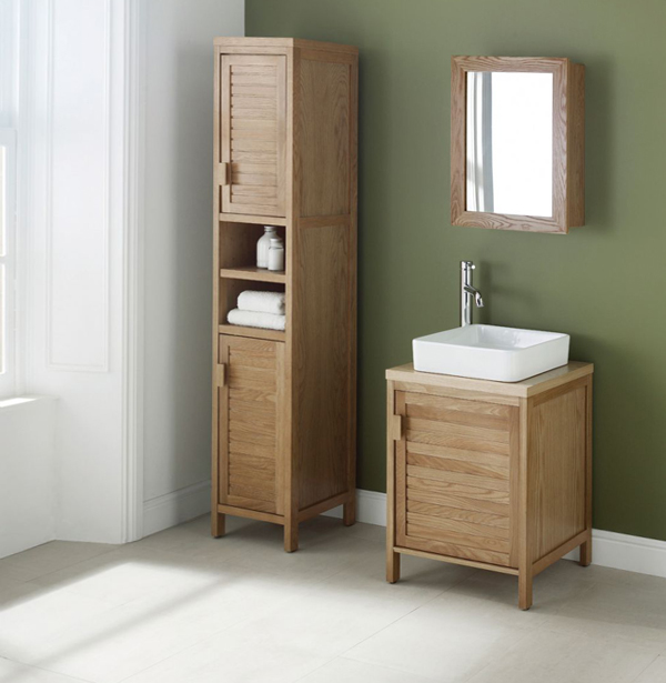 Деревянная мебель для ванной комнаты - 1