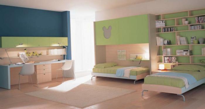Дизайн комнаты для разнополых детей