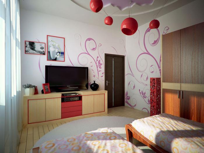 Фото комнаты для девочки-подростка в стиле Модерн