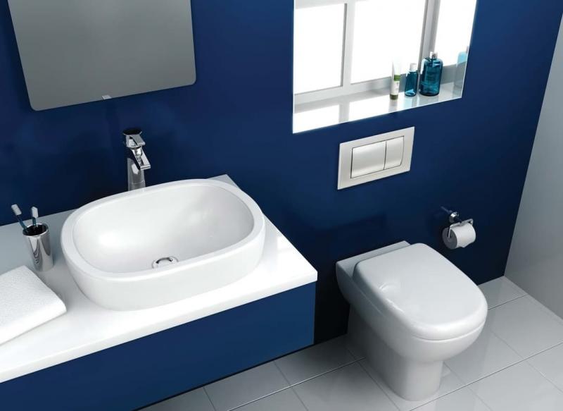 Оттенок Klein blue в интерьере 6
