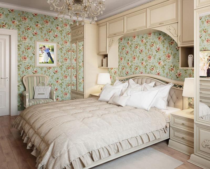 Спальня в стиле прованс - 165 фото идей дизайна интерьера
