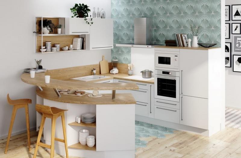 Кухонная мебель в скандинавском стиле