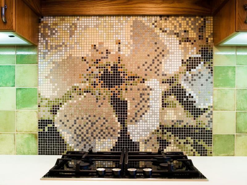 Укладка плитки мозаикой 6