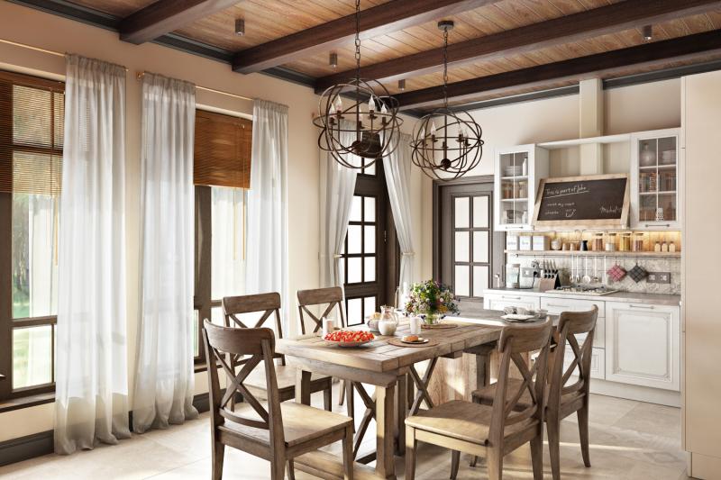 Дизайн загородного дома "Country Loft"-1 Дизайн загородного дома "Country Loft"-1