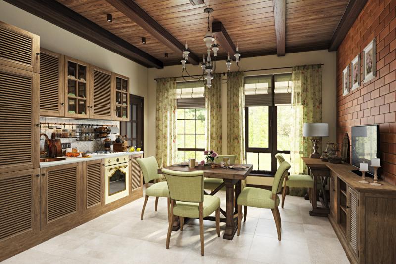 Дизайн загородного дома "Country Loft"-2 Дизайн загородного дома "Country Loft"-2