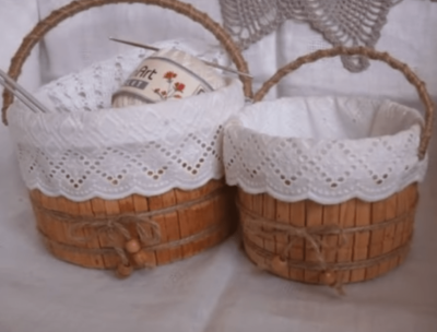 Декоративная корзинка своими руками () Декоративная корзинка своими руками