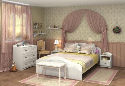 Кровать для спальни в стиле прованс 4