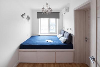 Идеи дизайна спальни 15 кв. м с диваном