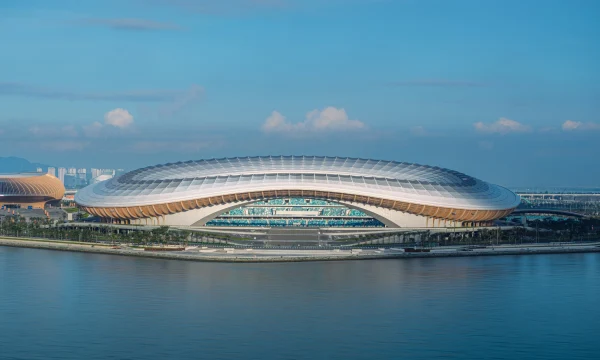Завершено строительство спортивного центра в Гуанчжоу, Китай