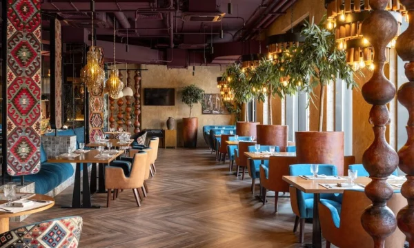 Ресторан грузинской кухни: 520 кв.м. авторского дизайна