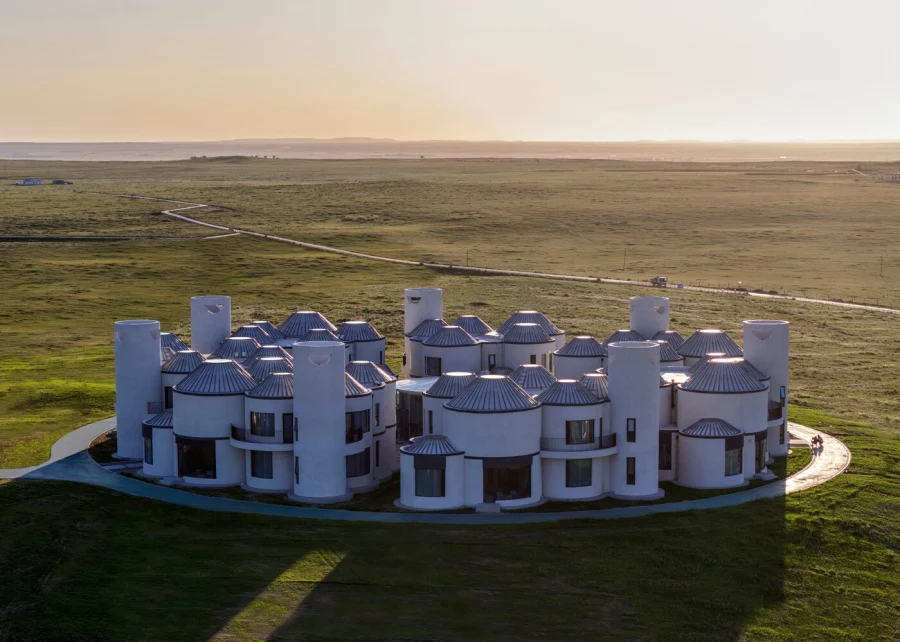 Коливинг Yuanverse Living Paradigms в городе Ордос, Китай Коливинг Yuanverse Living Paradigms в городе Ордос, Китай