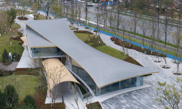 Озеленение реки Янцзя - Здание №4 в городе Цзинань, Китай