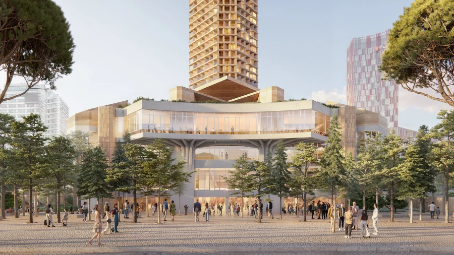 Herzog &amp; de Meuron реконструирует Дворец конгрессов в Тиране, Албания