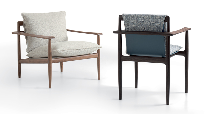 Италия-Япония: кросс-культурные кресла в гостиную