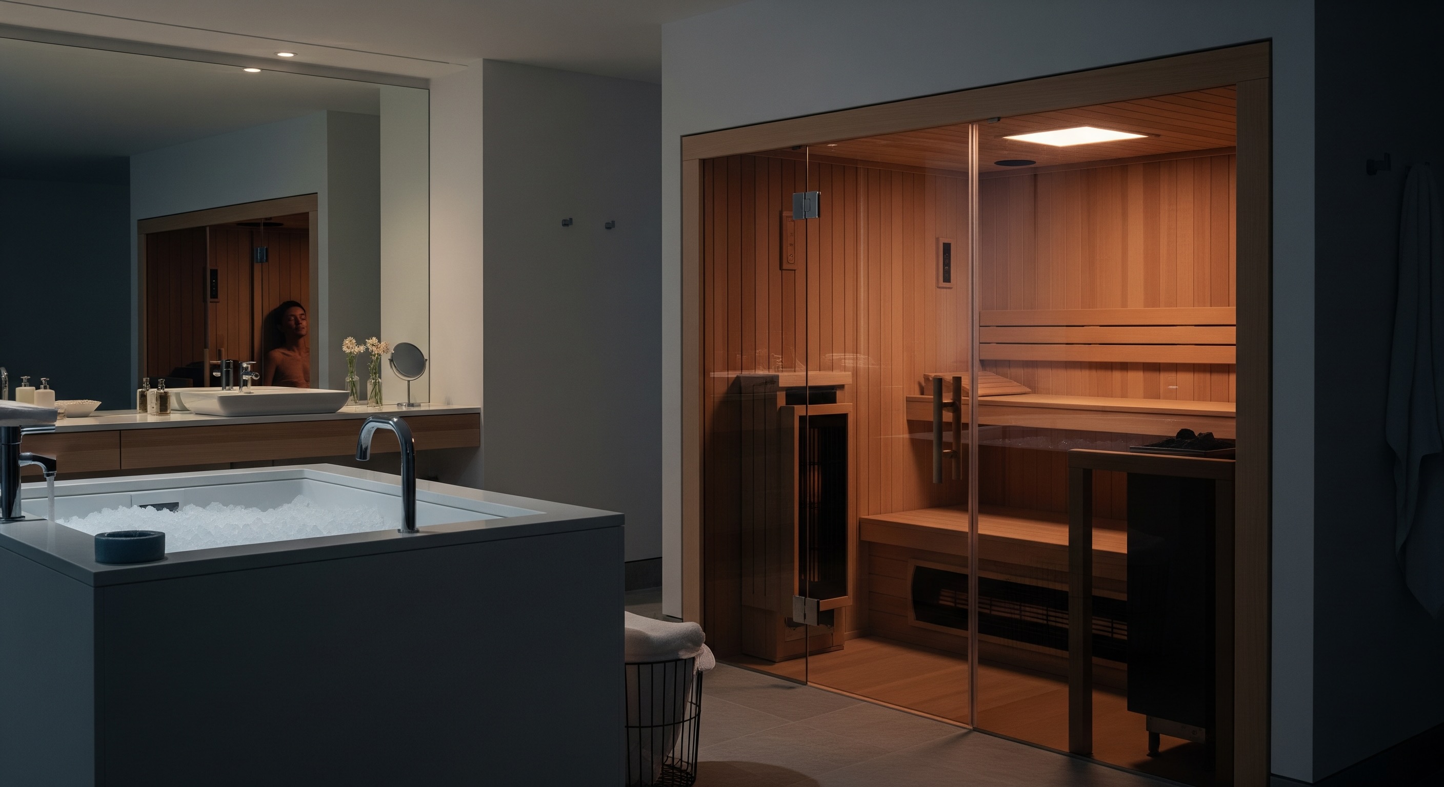 Ванная комната как центр управления состоянием