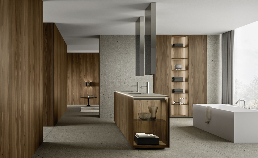 Минимализм в ванной: мебельные новинки