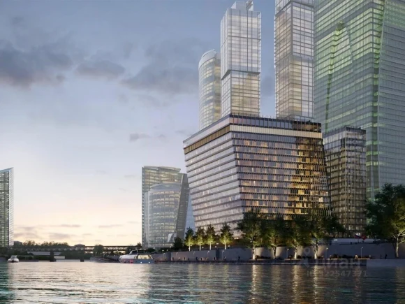 В &laquo;Москве-Сити&raquo; начался монтаж фасадов нового делового комплекса