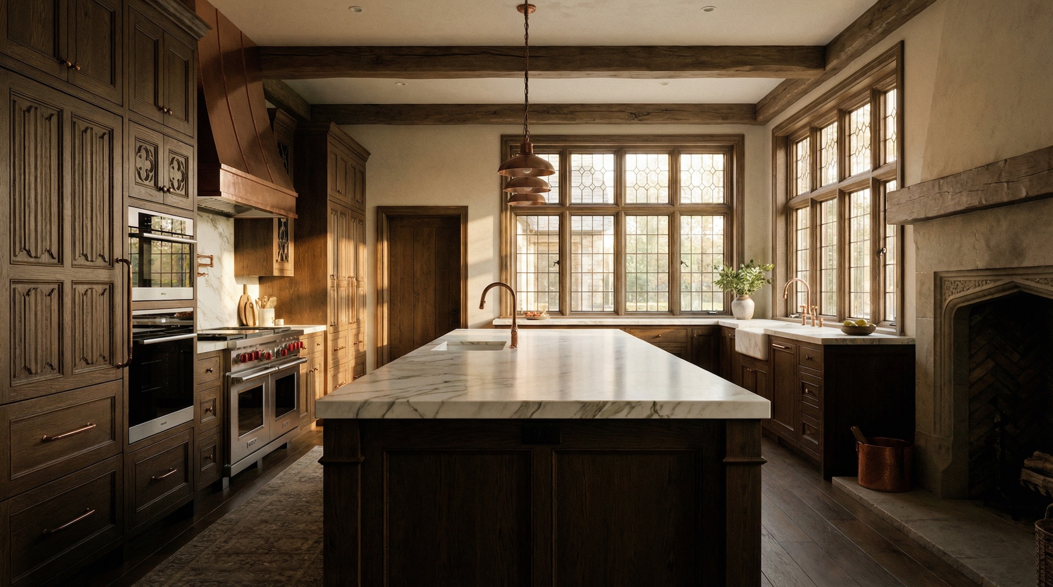 Фахверк и бетон: анатомия тренда на современный Тюдор