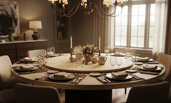 Ужин без суеты: почему мы меняем кухонный остров на круглый стол