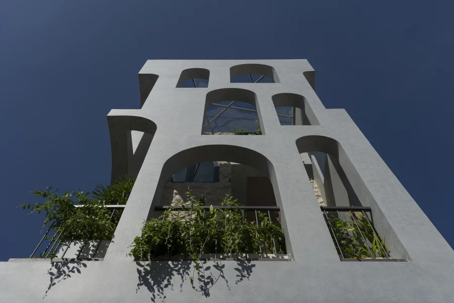 Дом для католической семьи в городе Хошимин, Вьетнам