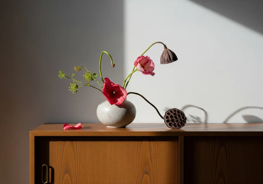 Скульптурный минимализм: ваза важнее цветка