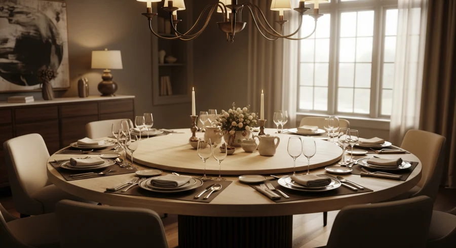 Ужин без суеты: почему мы меняем кухонный остров на круглый стол