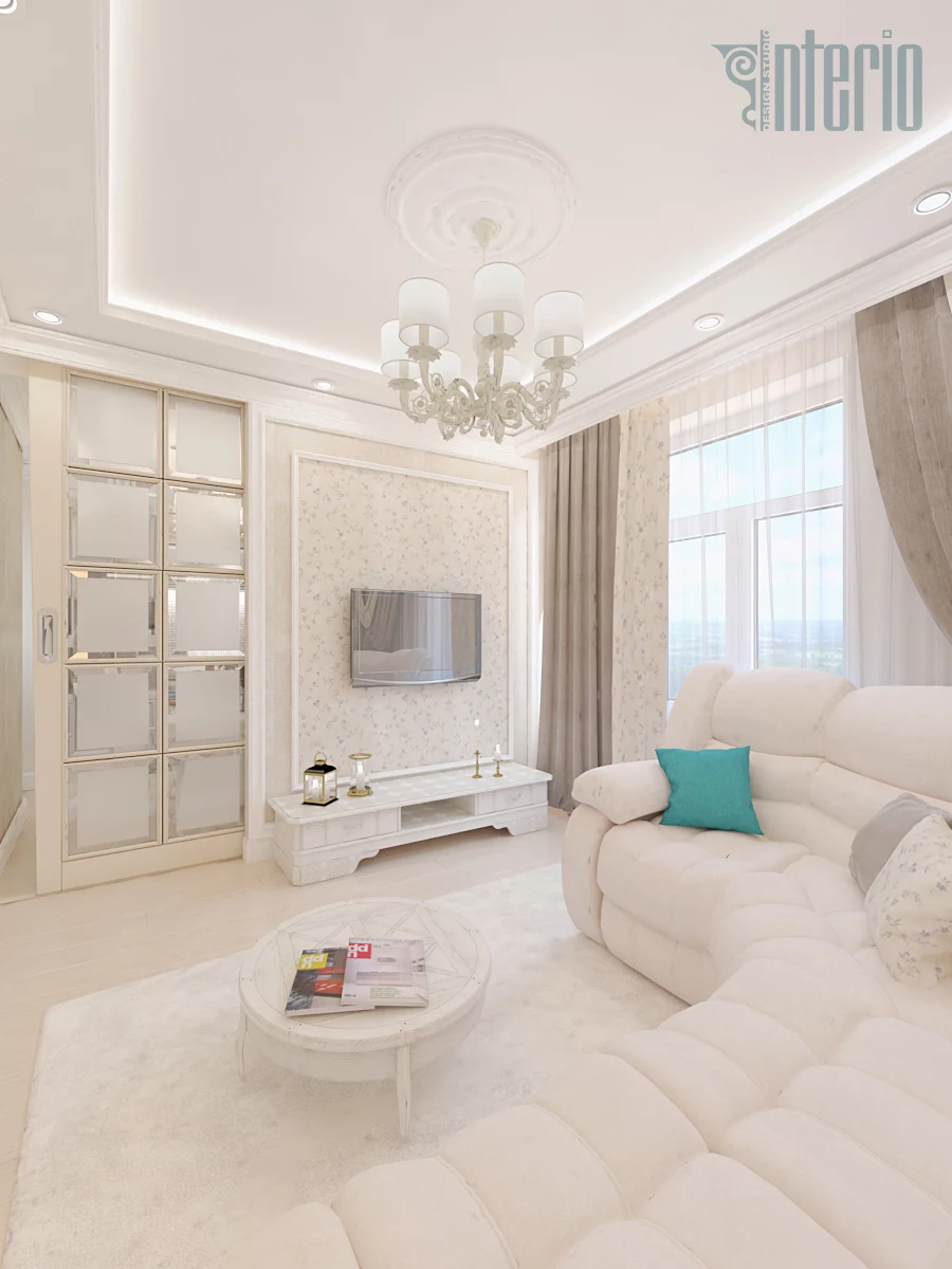 Светлая классика: интерьер двухкомнатной квартиры в Москве.