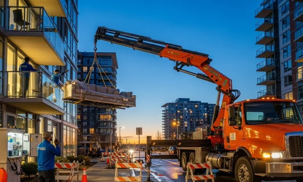 Дизайн интерьера и логистика: доставка крупногабаритной мебели и стройматериалов с помощью аренды манипулятора