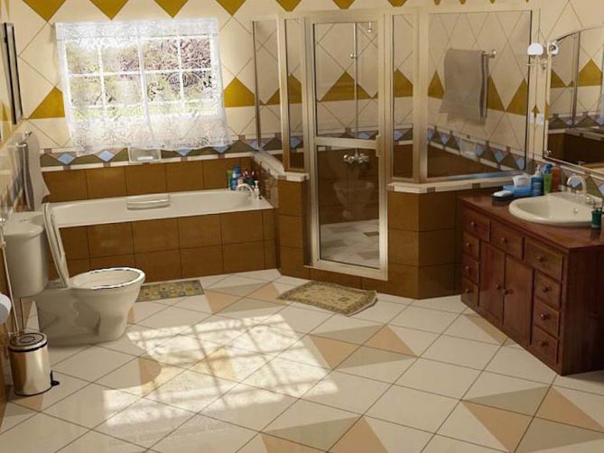 Дизайн ванной комнаты 3