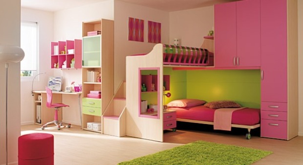 Дизайн комнаты для двух девочек 3