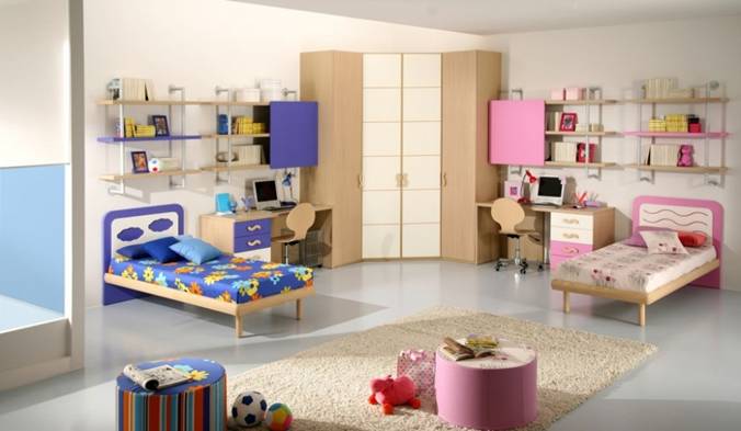 Дизайн комнаты для мальчика и девочки 3