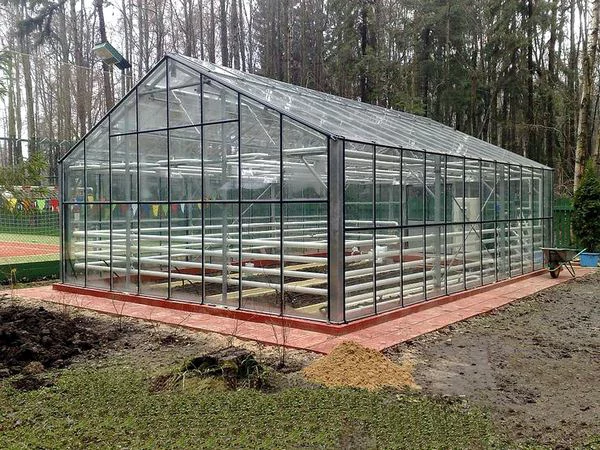 Садовая теплица из стекла или поликарбоната