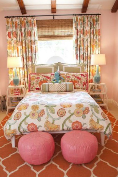 Спальня в розовых и фиолетовых оттенках - фото 4