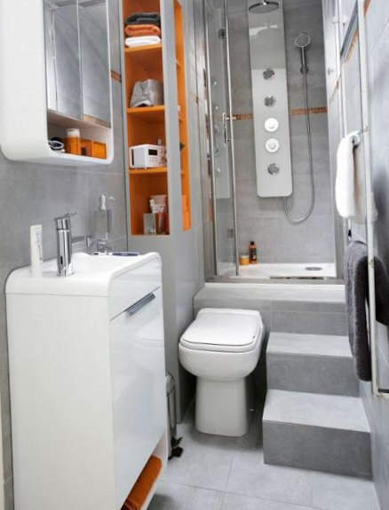 Дизайн туалета и ванной комнаты - фото 6