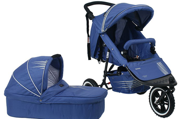 Трехколесная коляска для новорожденных -5